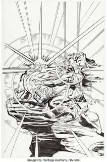 Bogdanove, Jon - Jon Bogdanove and Al Milgrom X-Factor #60 Cover Original Art (Marvel, 1990)....