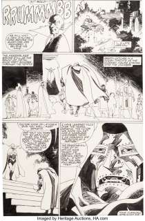 Mignola, Mike - Mike Mignola and Mark Badger Dr. Strange and Dr. Doom: Triumph and Torment Story Page 12 Original Art (Marvel, 198...