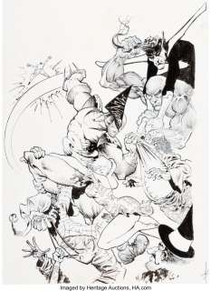 Kieth, Sam | Sam Kieth Marvel Comics Presents #107 Wolverine and Nightcrawler Cover Original Art (Marvel, 1992).... | Heritage