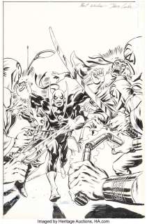 Cockrum, Dave - Dave Cockrum Iron Fist #9 Cover Original Art (Marvel, 1976)....