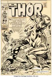 Romita Sr., John | John Romita Sr. and John Verpoorten Thor #170 Cover Original Art (Marvel, 1969).... | Heritage