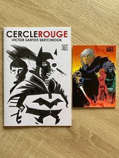 Santos, Victor - Victor Santos sketchbook - Cercle rouge + original drawings Victor Santos - Broché - Exemplaire unique - (2017)