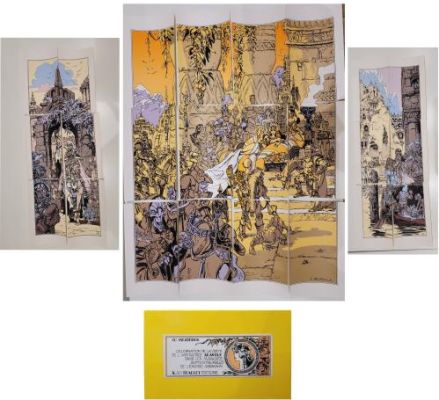 Jean-Claude Mézières | Valérian et Laureline - Coffret "Célébration de la visite de l’impératrice Akanyah" | Galerie 9ème Art