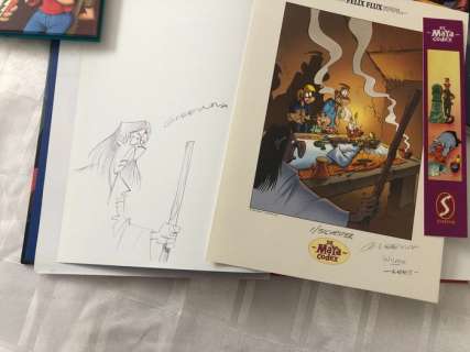 Gerard Leever | Het Felix Flux Museum 1 t/m 3 - Luxe uitgaves met prenten en boekenleggers + Opdrachttekening! - Cartonné - EO - (2002) | Catawiki