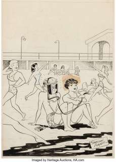 Mayer, Sheldon - Sheldon Mayer Scribbly #13 Unused Cover and Modern Re-Creation Original Art Group of 2 (DC, c. 1950/1980s). ...