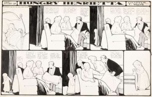 McCay, Winsor | Winsor McCay Hungry Henrietta "Chapter 12" Comic Strip Original Art dated 3-26-1905 (New York Herald, 1905).... | Heritage