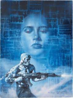 Bolton, John - John Bolton Terminator: Endgame Trade Paperback Collection Variant Cover Painting Original Art (Dark Horse, 1999)....