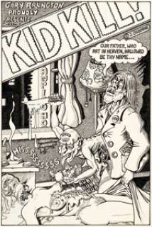 Osborne, Jim | Jim Osborne Gary Arlington’s Thrilling Murder Comics #1 Complete 8-Page Story "Kid Kill" Original Art (San Francis... (Total: 8 Original Art) | Heritage