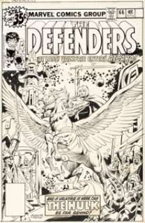 Buscema, John | John Buscema and Bob McLeod The Defenders #66 Cover Original Art (Marvel, 1978).... | Heritage