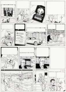 André Taymans Lefranc, Le Maître de l‘Atome #17 Story Page 16 Original Art (Casterman, 2006)....