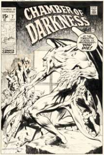 Bernie Wrightson | Chamber of Darkness #7 Cover Original Art (Marvel, 1970).... | Heritage