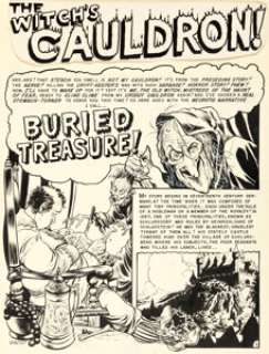 "Ghastly" Graham Ingels | Tales From The Crypt #31 Story Page 1 Original Art (EC, 1952).... | Heritage