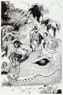 Doug Mahnke - Justice League of America #8 Variant Cover Original Art (DC, 2017)....