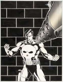 Carl Potts And Jim Lee | The Punisher War Journal #1 Splash Page 1 Original Art (Marvel, 1988).... | Heritage