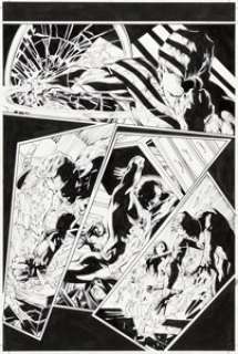 Mike Deodato Jr. and Joe Pimentel - Amazing Spider-Man #512 Story Page 19 Original Art (Marvel, 2004).