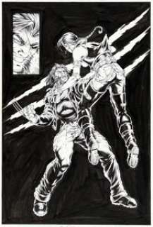 Dan Fraga and Norm Rapmund - Wolverine #169 Splash Page 20 Original Art (Marvel, 2001).