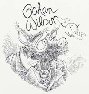 Gahan Wilson - Famous Cartoonist Series Buttons #51 Pinback Button Illustration Original Art and Color Guide (Pinback Jack, 1975). (Total: 2 Items)