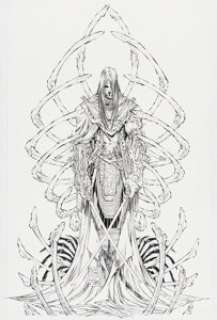 Michael Turner and Duy Truong (as D-Tron) Witchblade #19 Cover Original Art (Image/Top Cow, 1997).