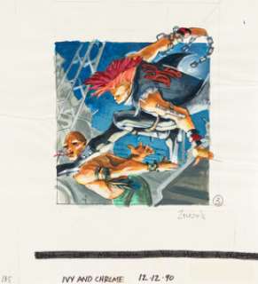 John Zeleznik Shadowrun: Ivy and Chrome Preliminary Cover and Drawing Group of 2 Original Art (FASA, 1990). (Total: 2 Original Art)