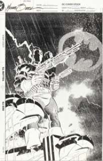 Mike Zeck Deathstroke, the Terminator #6 Cover Original Art (DC, 1992).