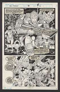 NEW MUTANTS Issue #91 Half Splash | ComicConnect