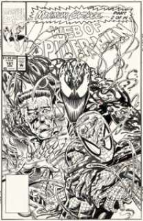 Alex Saviuk Web of Spider-Man #101 Carnage Cover Original Art (Marvel, 1993). | Heritage