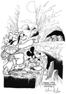 Valerio Held | Topolino 2516 - "Indiana Pipps e il piffero degli Atanasi" - (2004) | Catawiki