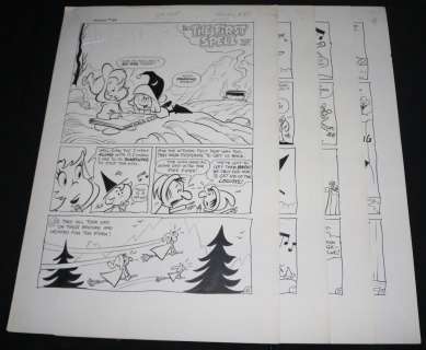 Howard Post - Wendy, the Good Little Witch #84 Four Page Set - ‘The First Spell‘