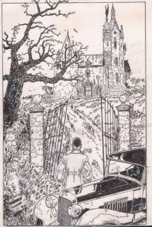 Savard - Dick Hérisson, illustration Ã  l‘encre de Chine s…