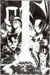 David Marquez Batman: Killing Time #6 Cover Original Art (DC, 2022).