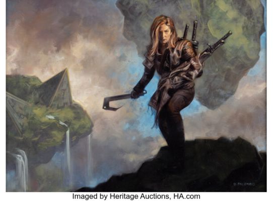 David Palumbo Magic: The Gathering Expedition Envoy Trading Card Illustration Original Art (Wizards of the Coast, 2015).