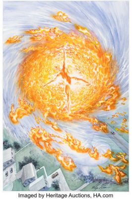 Alex Ross Fantastic Four #3 Cover Original Art (Marvel, 2023). | Heritage