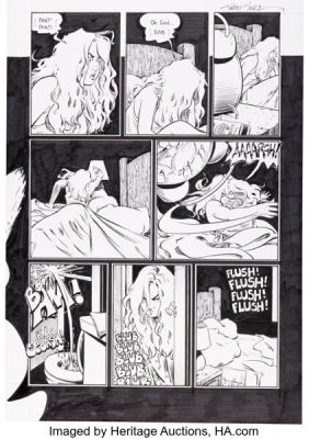 Terry Moore Strangers in Paradise #2 Story Page 5 Original Art (Abstract Studios, 1994).