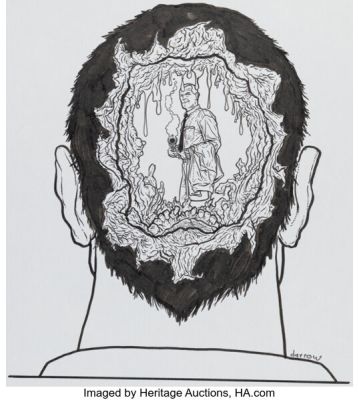 Geof Darrow Hard Boiled #3 Cover Original Art (Dark Horse, 1992). | Heritage