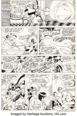 George Pérez and Romeo Tanghal The New Teen Titans #19 Story Page 22 Original Art (DC, 1982).
