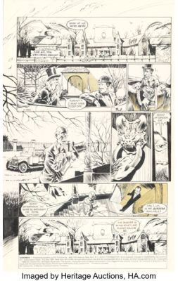 Sam Kieth and Mike Dringenberg Sandman #1 Morpheus First Appearance Issue Story Page 1 Original Art (DC, 1989). | Heritage