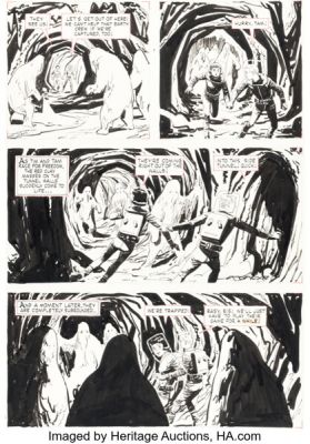 Dan Spiegle Space Family Robinson #1 Story Page 5 Original Art (Gold Key, 1962).