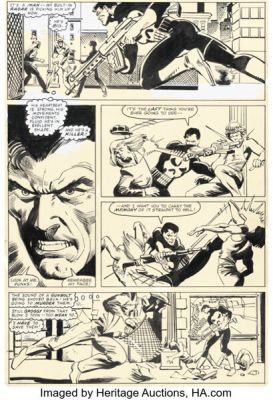 Frank Miller and Klaus Janson Daredevil #183 Punisher Story Page 9 Original Art (Marvel, 1982). | Heritage
