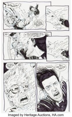 Steve Dillon Preacher #37 Story Page 20 Original Art (DC, 1998). | Heritage