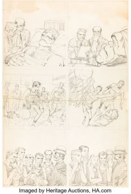 Jack Kirby The Incredible Hulk #4 Unused Story Page 11 Pencils Original Art (Marvel, 1962). | Heritage