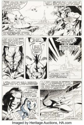 John Byrne and Terry Austin The X-Men #115 Ka-Zar Story Page 14 Original Art (Marvel, 1978). | Heritage