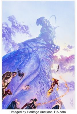 Alex Ross The Marvels #10 Cover Original Art (Marvel, 2022). | Heritage