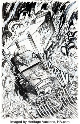 Daniel Warren Johnson Big Rig #1 Variant Cover Original Art (Vault, 2025). | Heritage