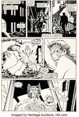 John Romita Jr. and Dan Green The Uncanny X-Men #207 Rachel Summers Story Page 22 Original Art (Marvel, 1986). | Heritage