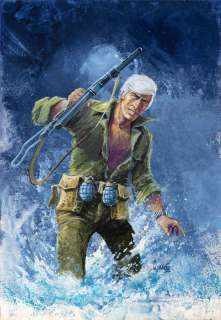 Vance - Bruno Brazil, illustration Ã  la gouache sur…