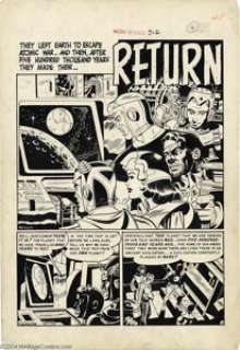 Wally Wood - Weird Science #5 Splash Page 1 Original Art (EC, 1951). A cautionary tale about the evils of war and - | Heritage