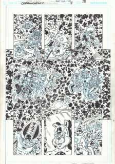 Scott Koblish, Scott Shaw - Captain carrot and the final ark #3 p. 18 - new gods, green lantern, batman, flash, zatanna, & hawkman parodies - 2008