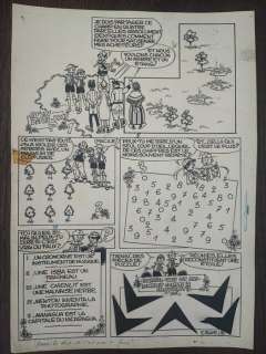 Paape, Eddy | Paape, Eddy - Planche originale - Le Coin des dégourdis - (années 1950) | Catawiki