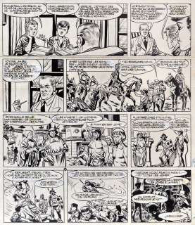 Funcken - Paape - Oncle Paul, planche n°1 Ã  l‘encre de Chine de…