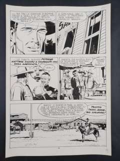 Ticci, Giovanni | Ticci, Giovanni - Tavola Originale Tex n. 360 "Le Colline del Vento" - (1990) | Catawiki